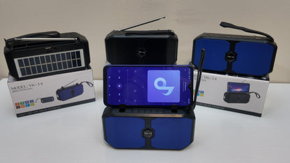 Parlante solar bluetooth