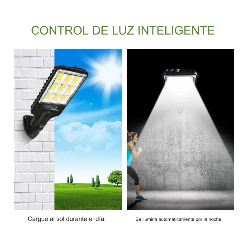 Luz Solar Led -  Gran Potencia, Seguridad