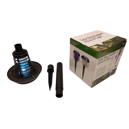 Estaca, Luz Solar Led y UV anti mosquitos